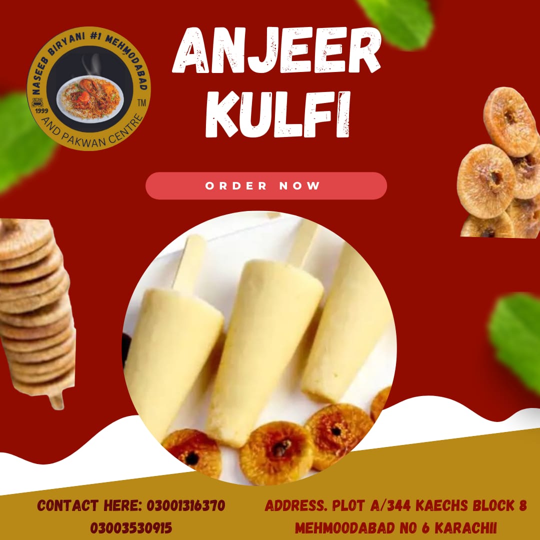 Anjeer Kulfi