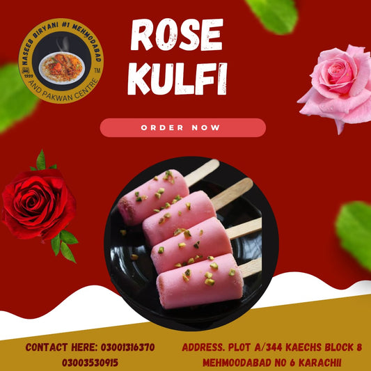 Rose Kulfi